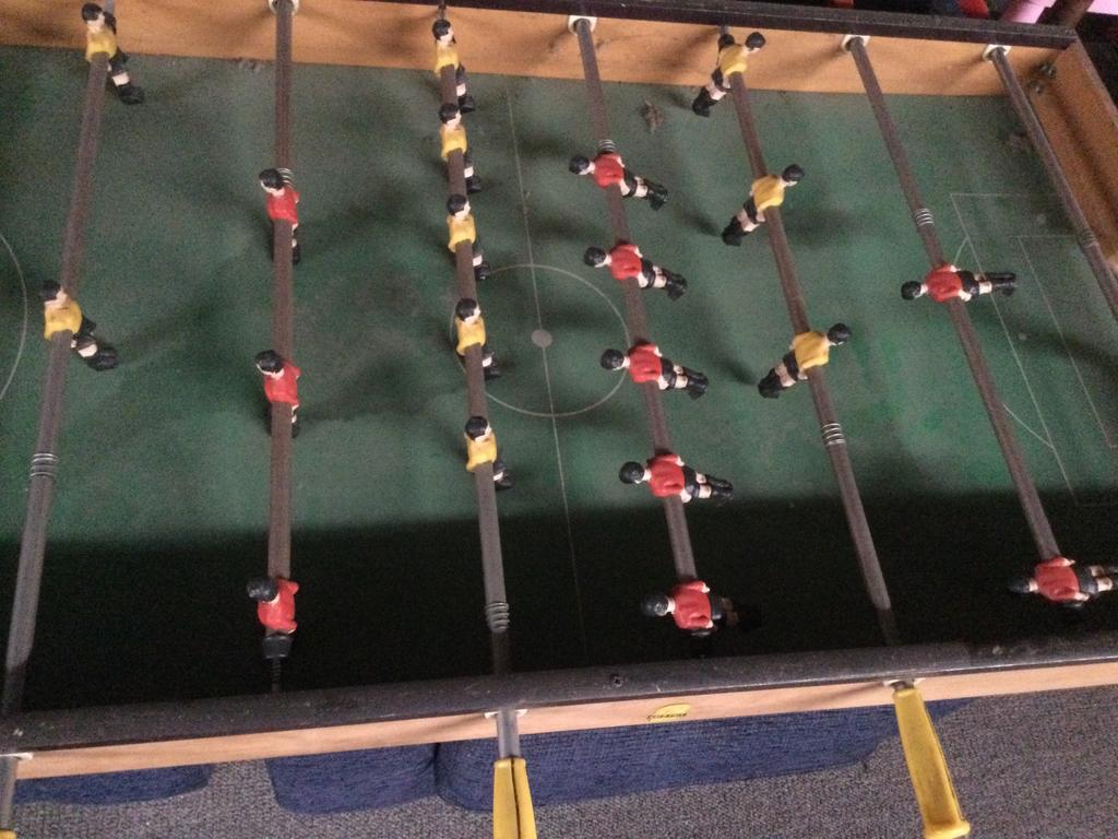 Oud voetbalspel, Ophalen, Gebruikt