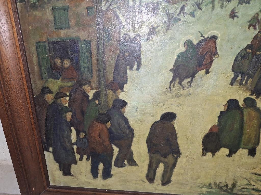 Lode Bosmans huile sur toile, Antiquités & Art, Art | Peinture | Classique, Enlèvement