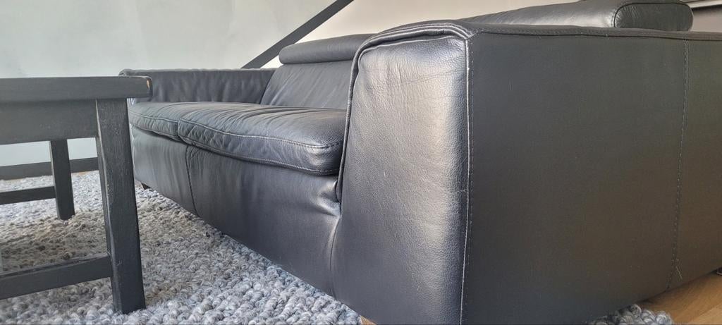 Zetel 3-zit + 1-zit echt leer, Ophalen, Leer