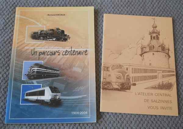 Atelier central de Salzinnes , parcours centenaire - Namur, Enlèvement ou Envoi, Utilisé, Train, Livre ou Revue