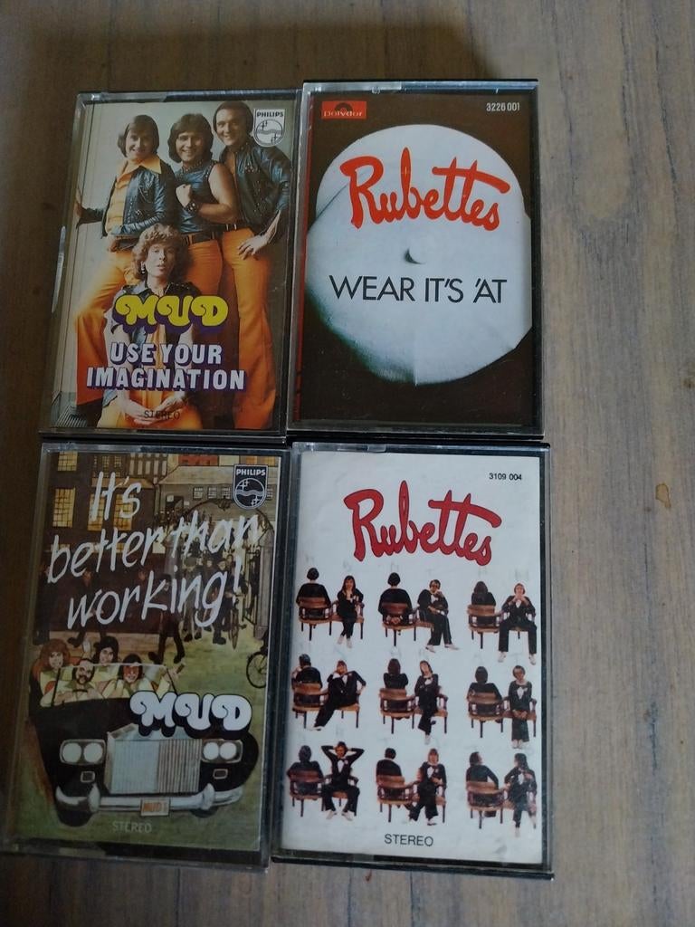Mud en Rubettes cassettes, Ophalen