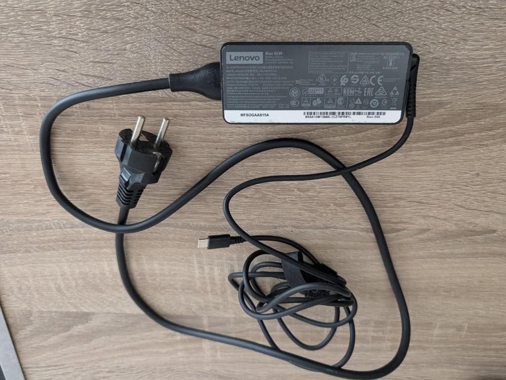 Chargeur Lenovo 65W USB-C pour Ordinateur Portable, Informatique & Logiciels, Enlèvement, Comme neuf, LENOVO