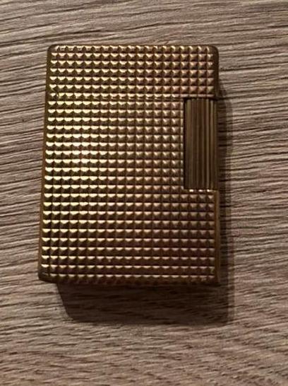 Oude S.T. Dupont Paris – Vergulde Luxe Aansteker – France, Ophalen, Gebruikt, Aansteker