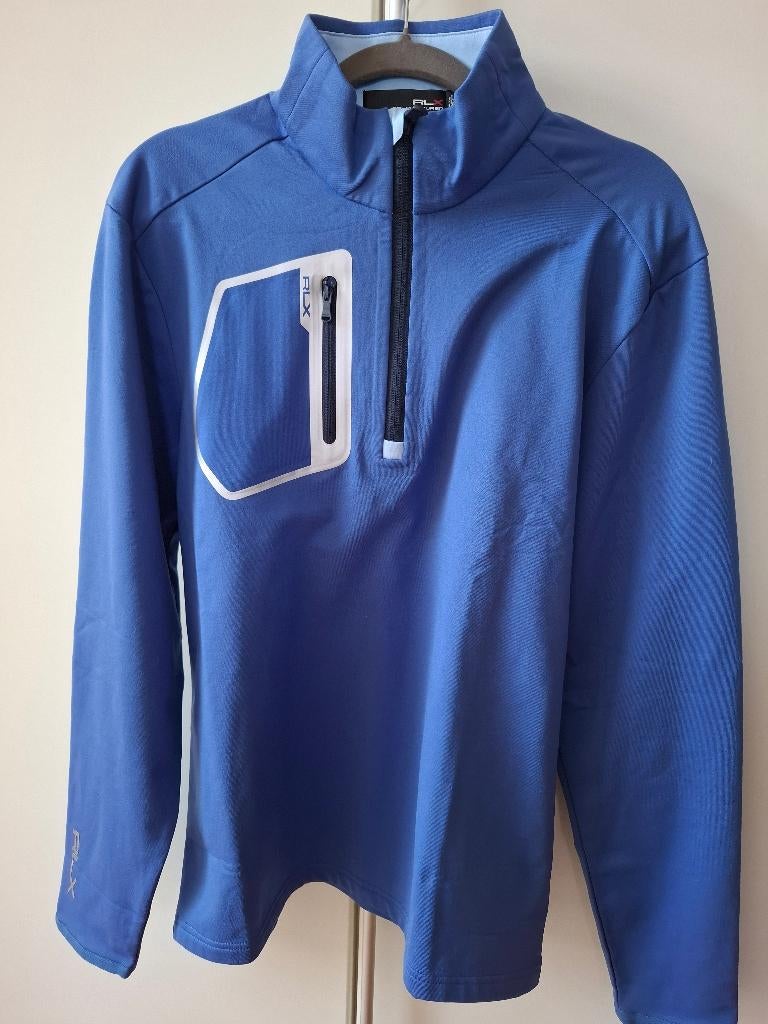 RALPH LAUREN RLX pull-up sportsweatshirt S/P, RALPH LAUREN RLX, Blauw, Nieuw, Ophalen of Verzenden