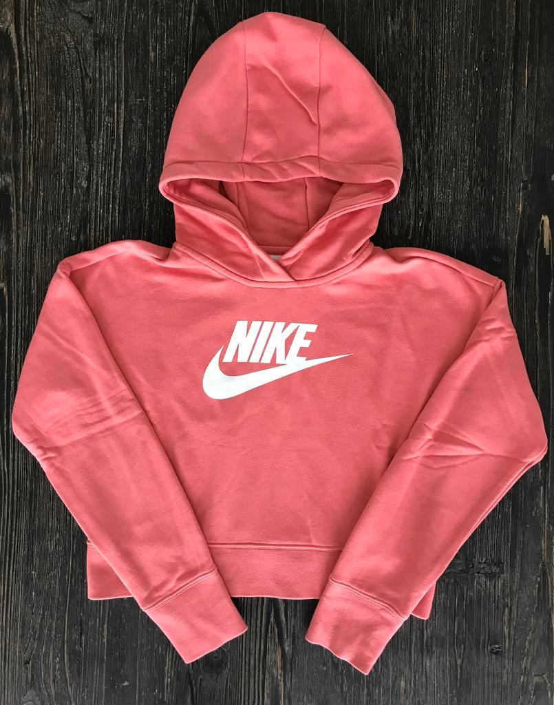 Roze hoodie Nike maat 10-11 jaar NIEUWSTAAT, Enlèvement ou Envoi, Comme neuf, Pull ou Veste