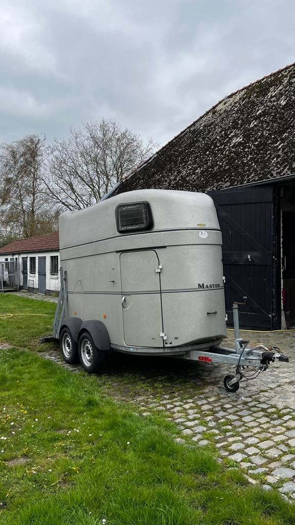 Boeckman Master trailer/paardentrailer, Dieren en Toebehoren, Paarden en Pony's | Trailers en Aanhangwagens, Ophalen, Zo goed als nieuw