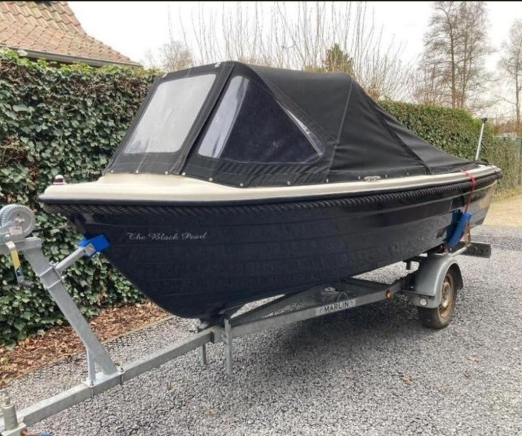 admiral 435, Watersport en Boten, Sloepen, Gebruikt, Ophalen of Verzenden, 3 tot 6 meter, Buitenboordmotor