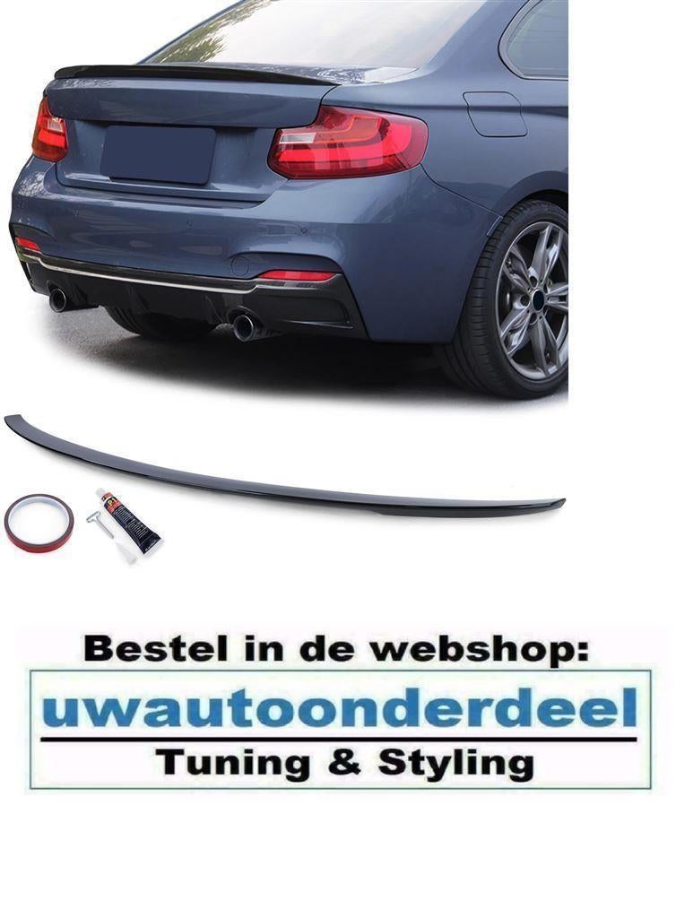 Spoiler Achterklep Voor Bmw 2 Serie F22 F23 Coupe Glans Zwar, Auto diversen, Tuning en Styling, Verzenden