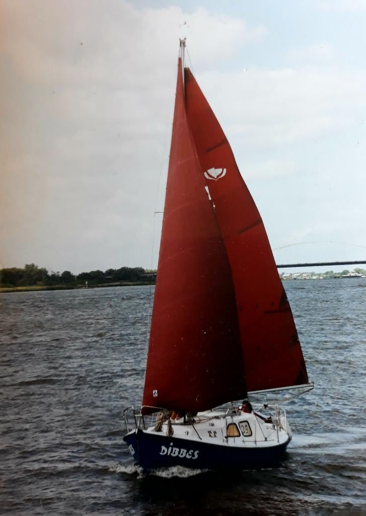 Midget 20, Watersport en Boten, Kajuitzeilboten en Zeiljachten, Gebruikt, Tourjacht of Cruiser, Polyester, 6 tot 9 meter, Benzine