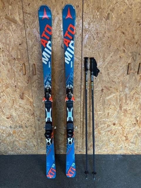 ATOMIC  Redster Titanium met sticks, Sport en Fitness, Skiën en Langlaufen, Ophalen, 160 tot 180 cm, Gebruikt, Carve
