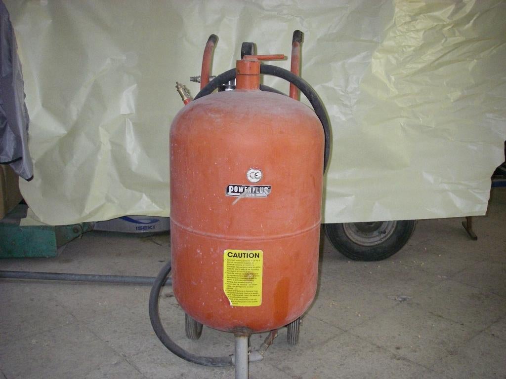 Zandstraler XL straalketel, Ophalen