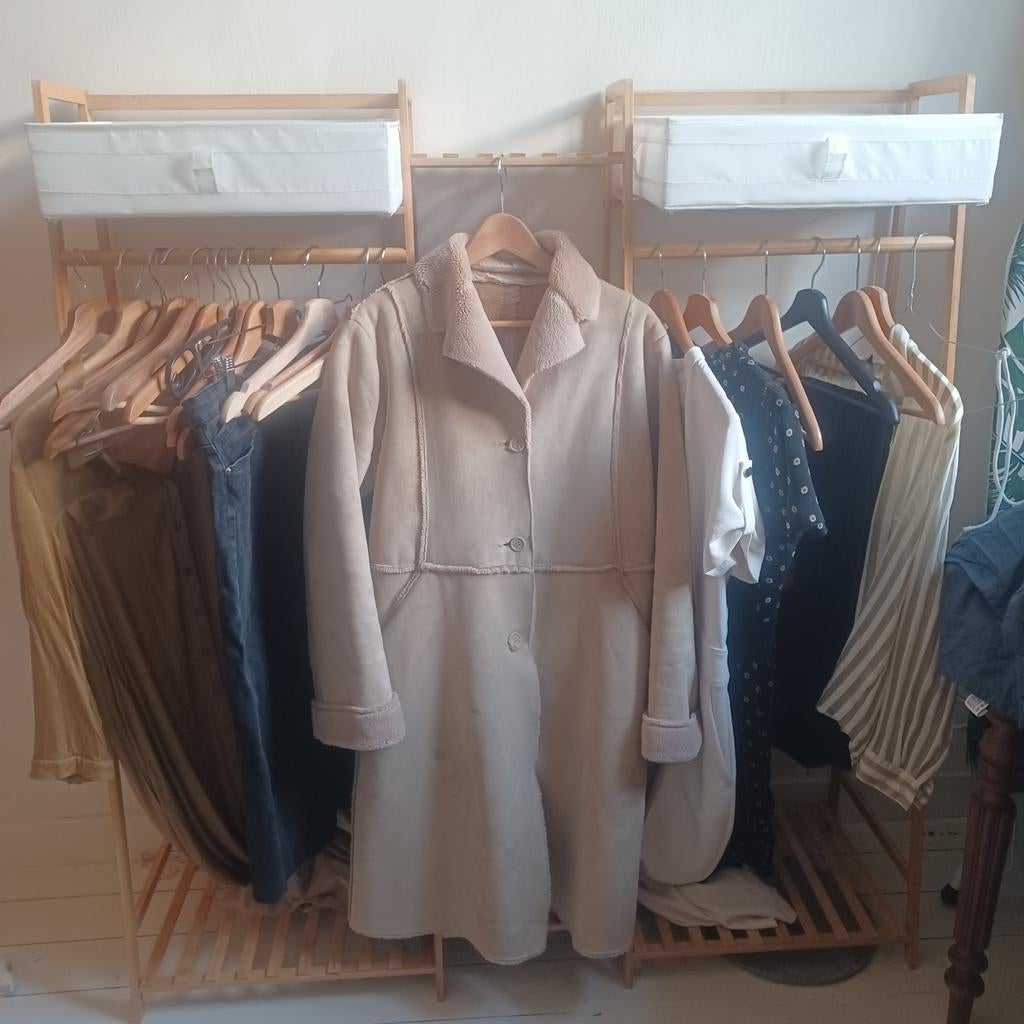 Jas, omgekeerd schapevel, Kleding | Dames, Ophalen of Verzenden