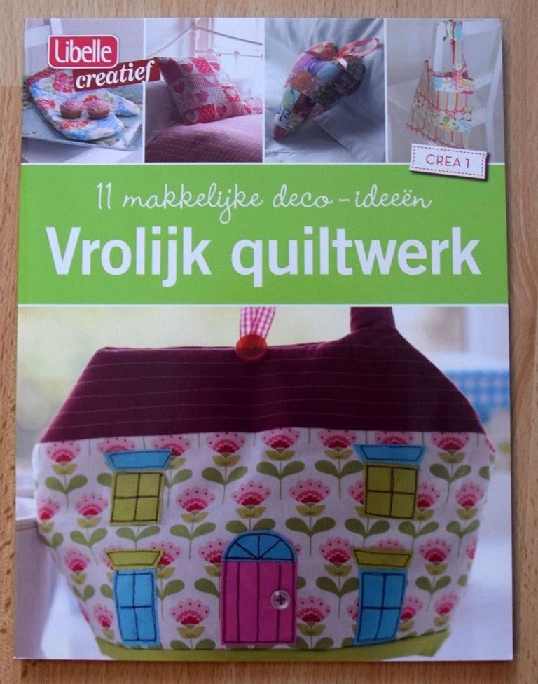 Libelle Creatief - Vrolijk quiltwerk – als nieuw, Verzenden, Zo goed als nieuw, Borduren en Naaien