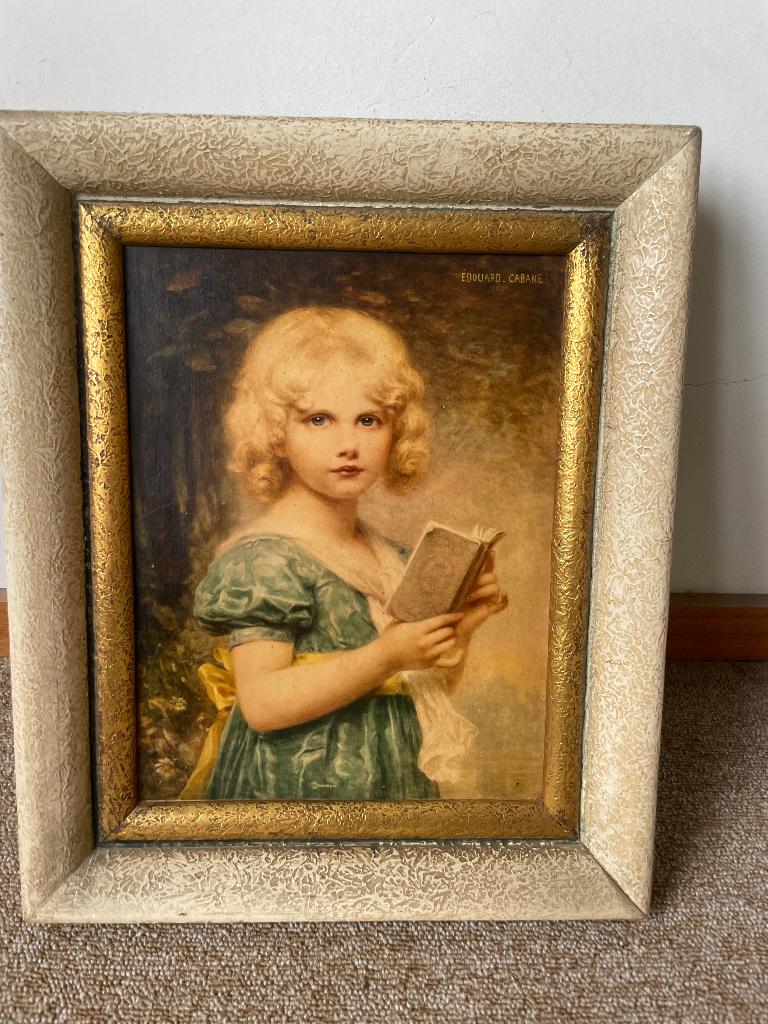 Edward Cabane - Dolly, Ophalen, Minder dan 50 cm, Zo goed als nieuw, Schilderij