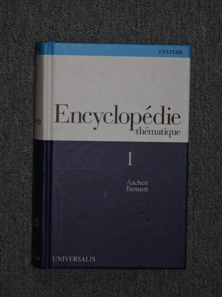 Encyclopédie thématique universalis Volume 1, Livres, Enlèvement ou Envoi, Neuf, Tome à part