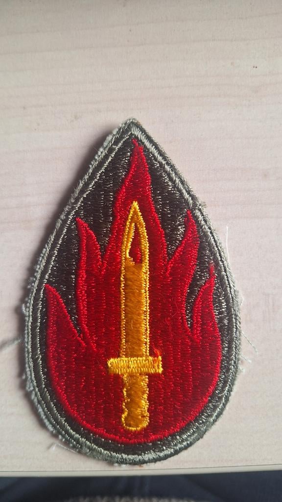 Insigne 63rd division d'infanterie US ww2, Collections, Enlèvement ou Envoi, Autres