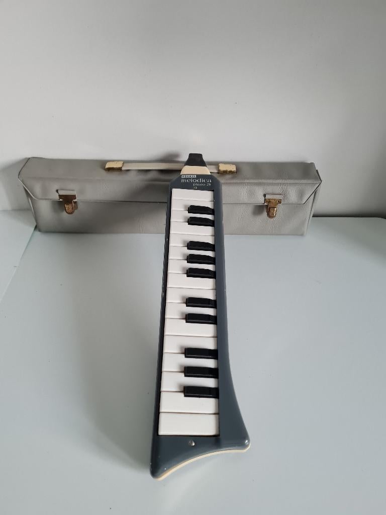 melodica  grijs  Hohner piano 26, Musique & Instruments, Instruments à vent | Harmonica, Enlèvement ou Envoi