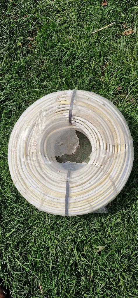 Coaxkabel wit RG6, Enlèvement, Neuf, Câble ou Fil électrique