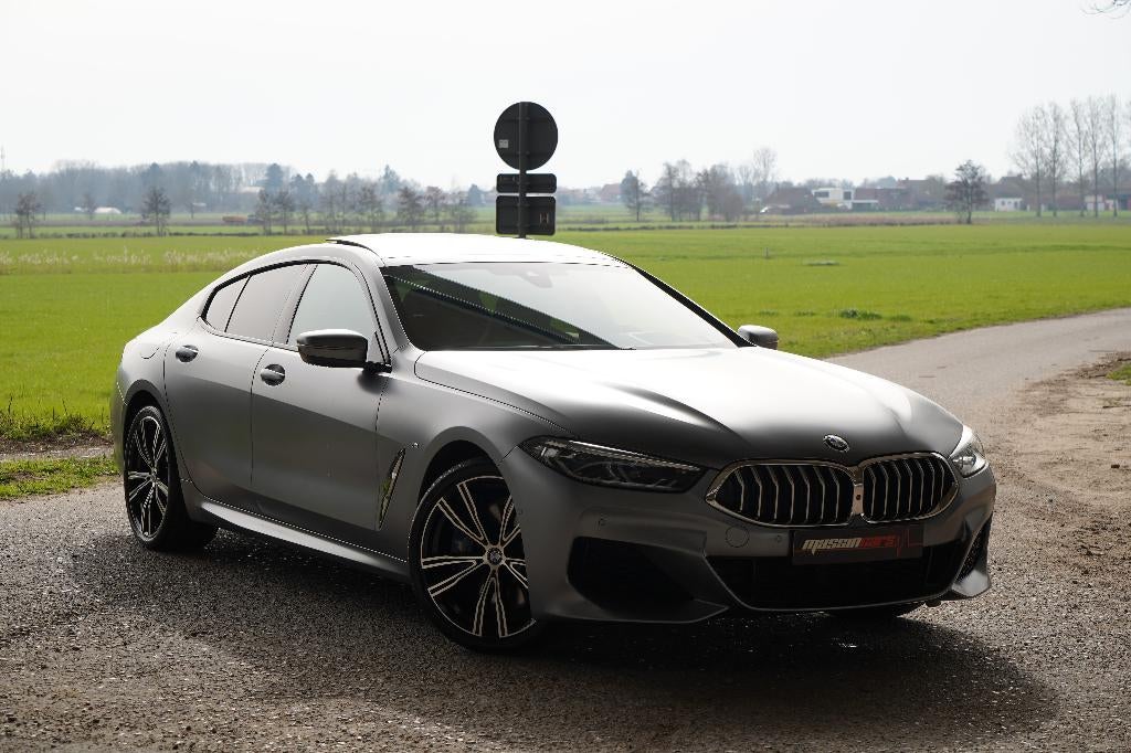 Prachtige BMW 840iAS Gran Coupé xDrive Frozen Grey, Autos, Cuir, Argent ou Gris, Achat, Entreprise
