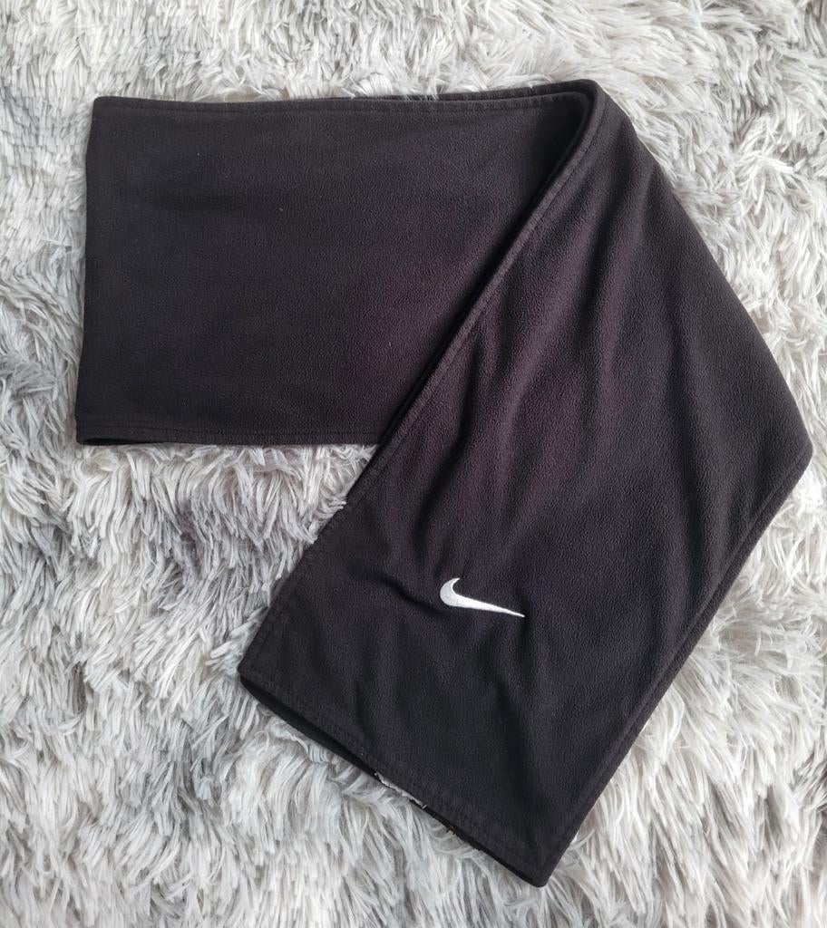 Écharpe Nike Vintage Swoosh Fleece – Polaire Noire – Y2K, Enlèvement ou Envoi, Autres tailles, Nike, Écharpe