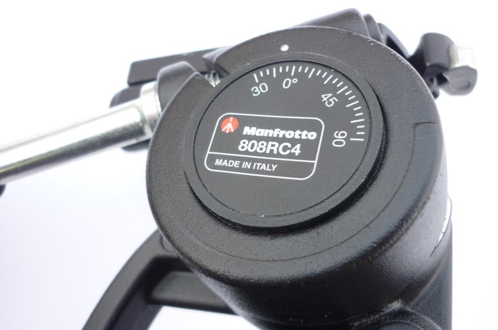 Manfrotto 808RC4 driewegkop /, Audio, Tv en Foto, Fotografie | Statieven en Balhoofden, Balhoofd, Nieuw, Ophalen of Verzenden