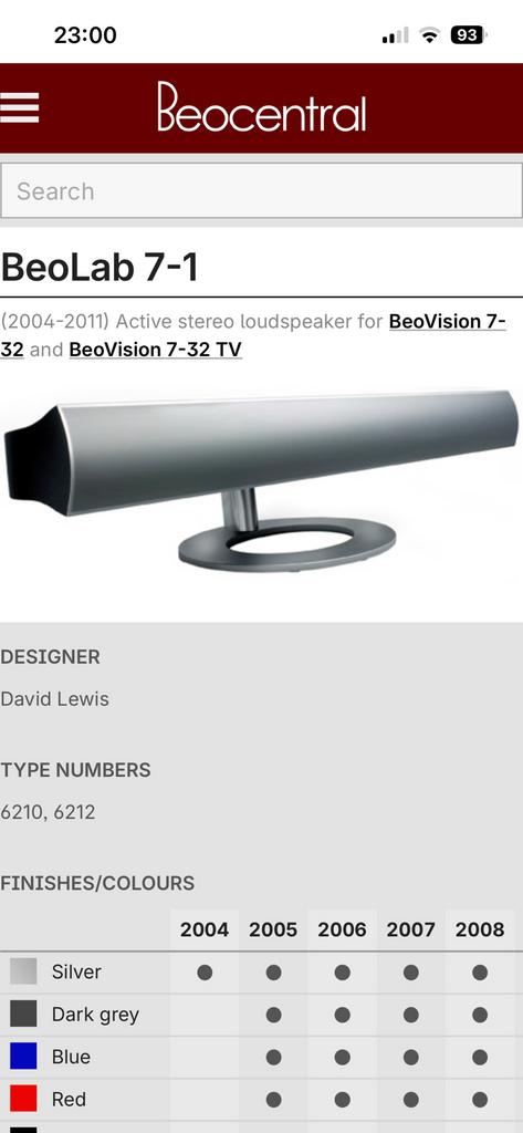 Bang Olufsen plus support, Ophalen, Zo goed als nieuw