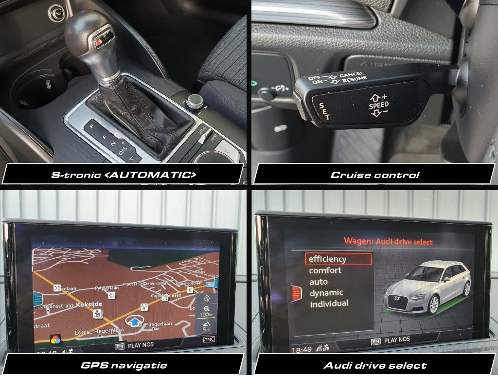 ✔AUDI A3 1.5 TFSi Sport S-tronic 2020 Euro6❕ GPS, Xenon..., Auto's, Overige bekleding, Bedrijf, Zilver of Grijs, A3