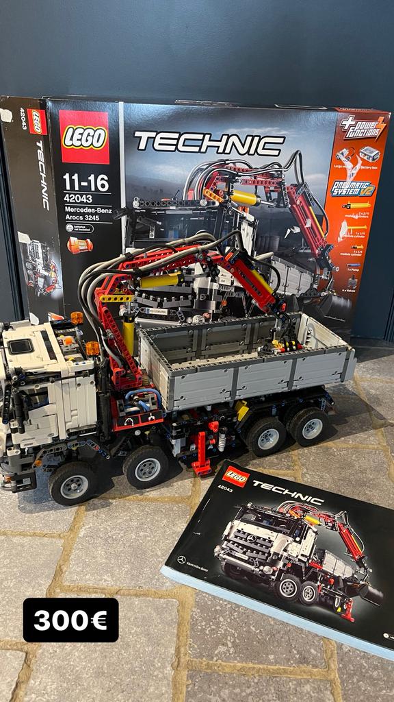 Lego technic 42043 MERCEDES BENZ AROCS 3245, Kinderen en Baby's, Speelgoed | Duplo en Lego, Ophalen, Zo goed als nieuw, Lego