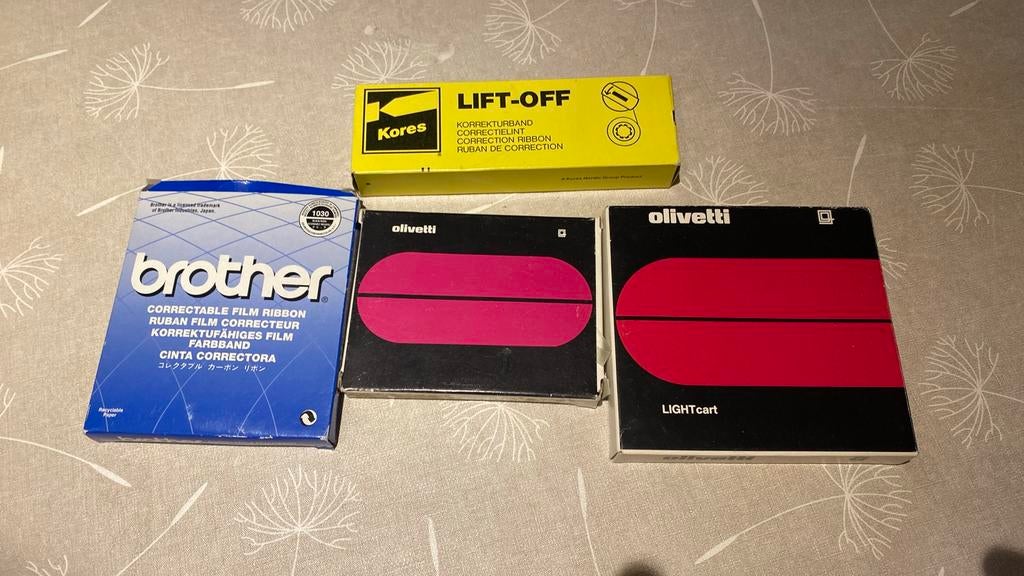 Correctielint olivetti en brother, Ophalen, Zo goed als nieuw