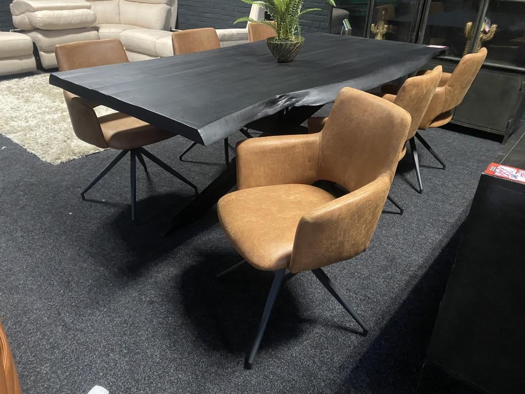 XXL STOCKVERKOOP van partij MASSIEF MANGO houten tafelbladen, Ophalen, Eikenhout, Nieuw, 50 tot 100 cm