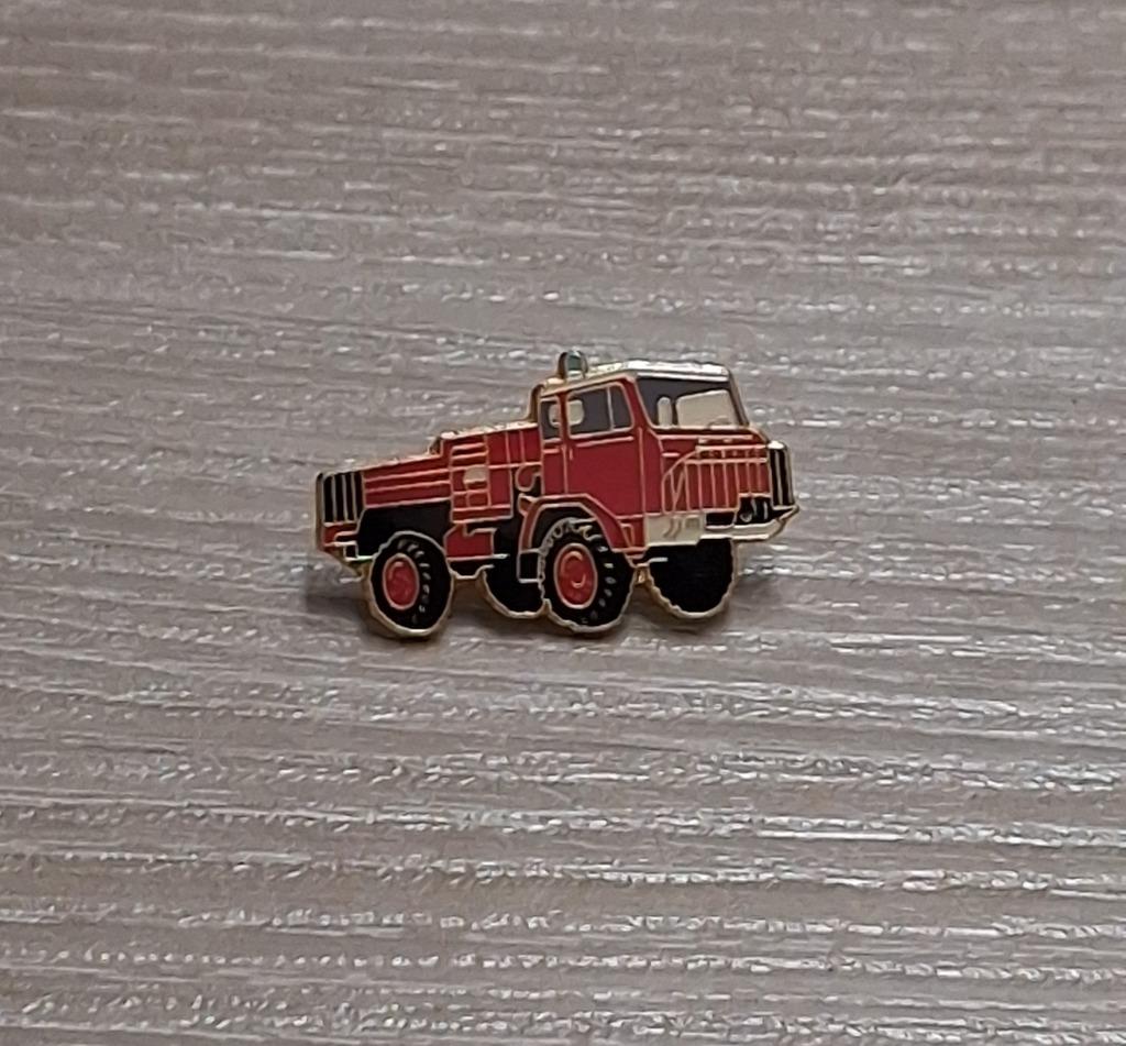 PIN - TRUCK - BRANDWEER - POMPIERS, Collections, Envoi, Utilisé, Transport, Insigne ou Pin's