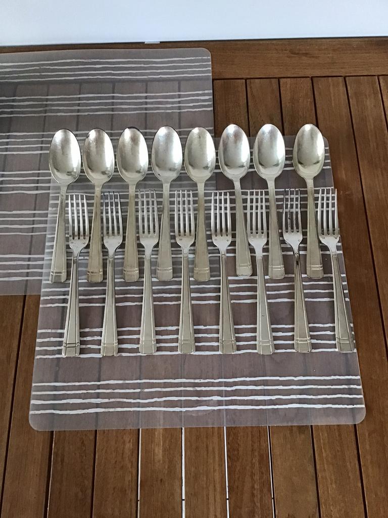 Couverts métal argenté vintage, Enlèvement ou Envoi