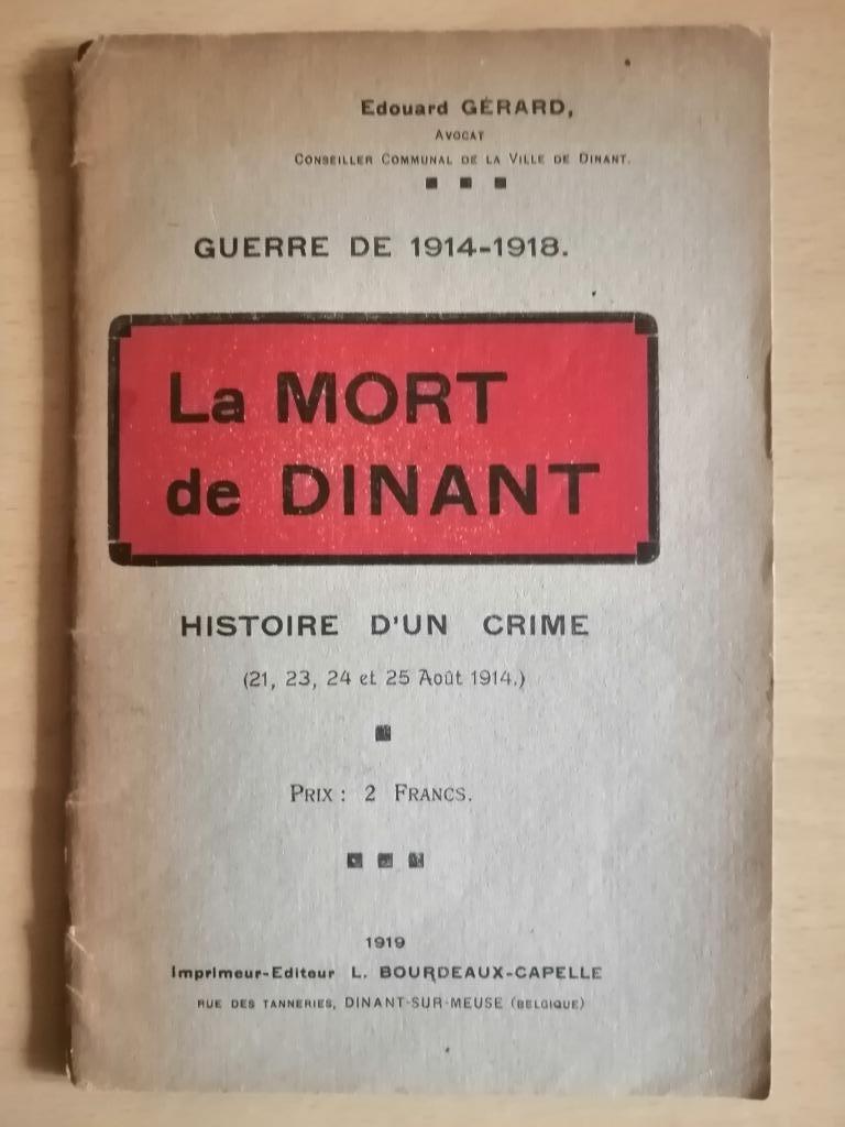 La Mort de Dinant 21-25 août 1914, rapport belge E.O.1919, Enlèvement ou Envoi