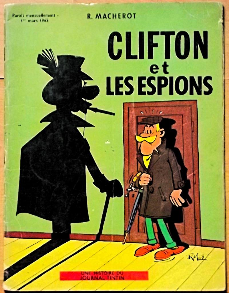CLIFTON et LES ESPIONS (EO 1965), Une BD, Enlèvement ou Envoi, Utilisé, Raymond Macherot