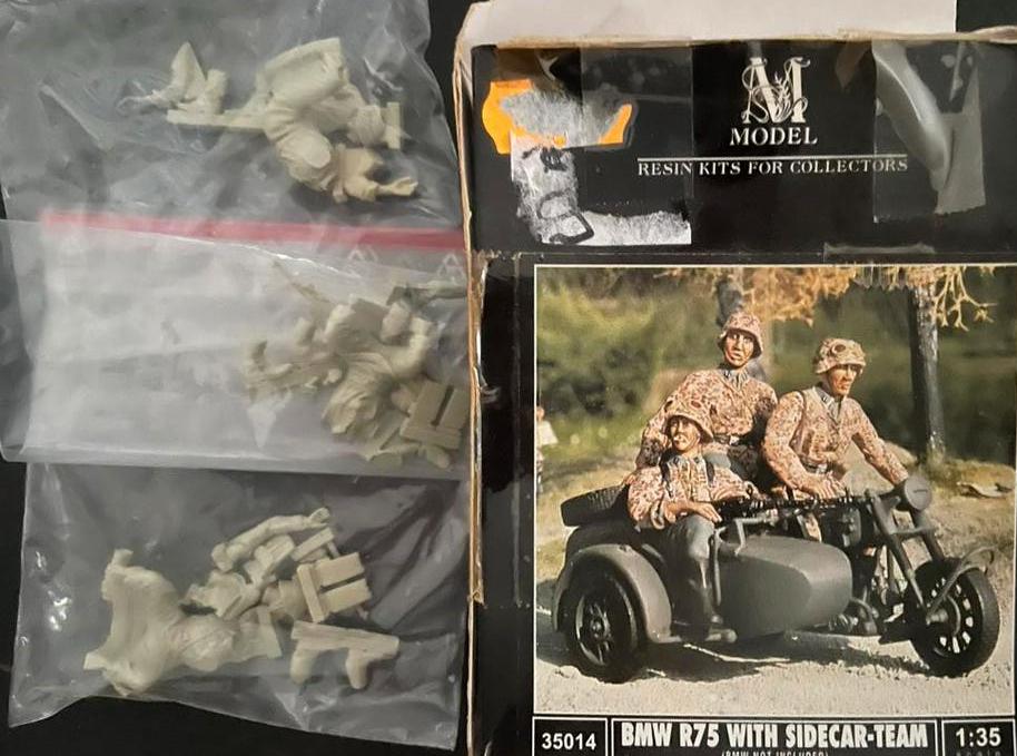 M Model : 35014 Bmw R75 sidecar team, Hobby & Loisirs créatifs, Enlèvement ou Envoi, Comme neuf