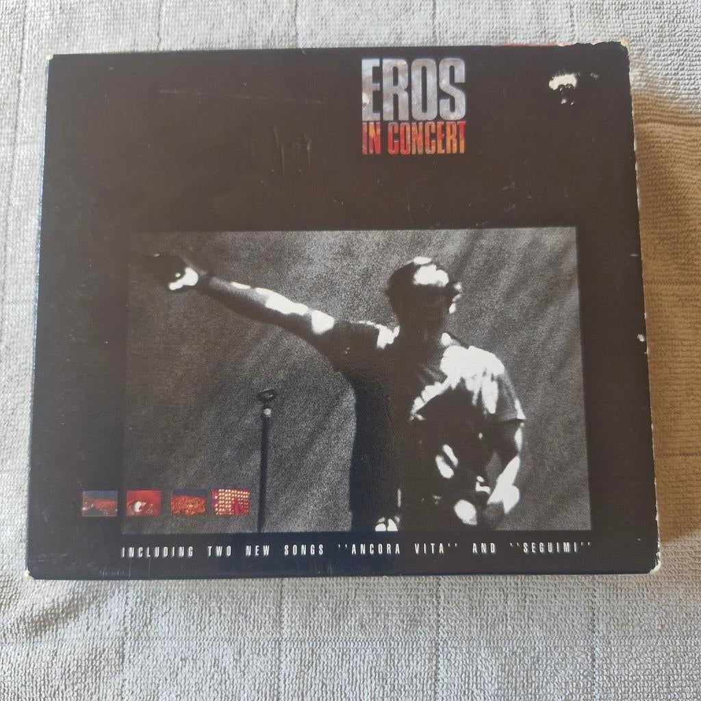 Double CD Eros Ramazzotti « En concert », Enlèvement ou Envoi, Comme neuf, Coffret