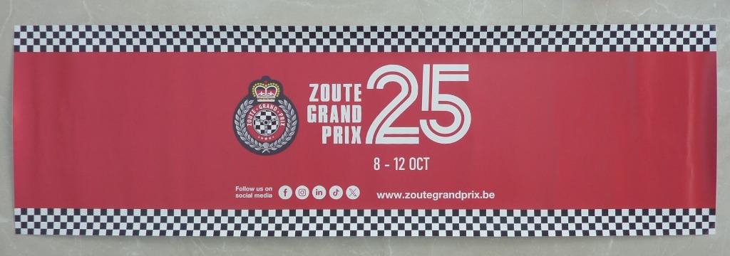 grote raamsticker 2025 Zoute Grand Prix Knokke-Heist, NIEUW, Enlèvement ou Envoi, Neuf, Voitures