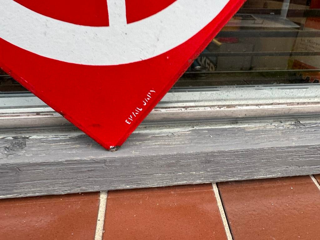 Panneau publicitaire ancien en émail RADIOSOLO, Enlèvement, Utilisé, Panneau publicitaire