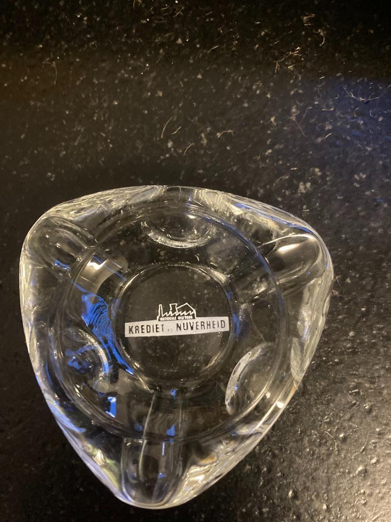 GLAZEN RETRO ASBAK, Verzamelen, Ophalen of Verzenden