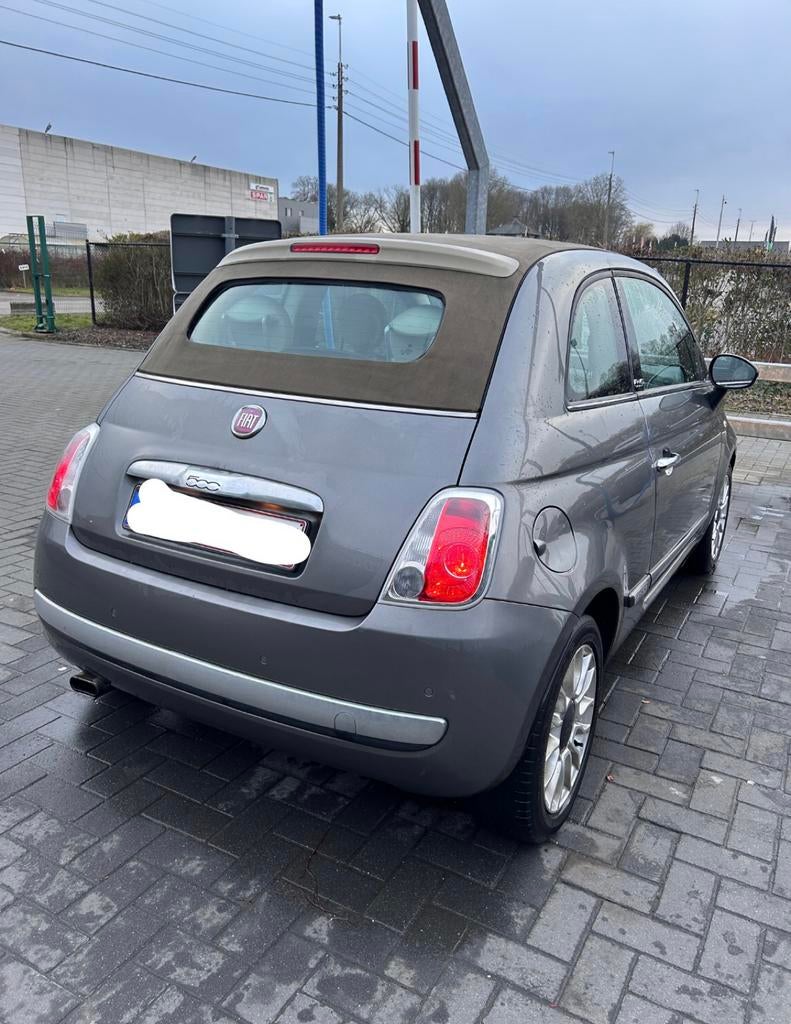 Fiat 500C, 4 zetels, 63 kW, Cabriolet, Lederen bekleding