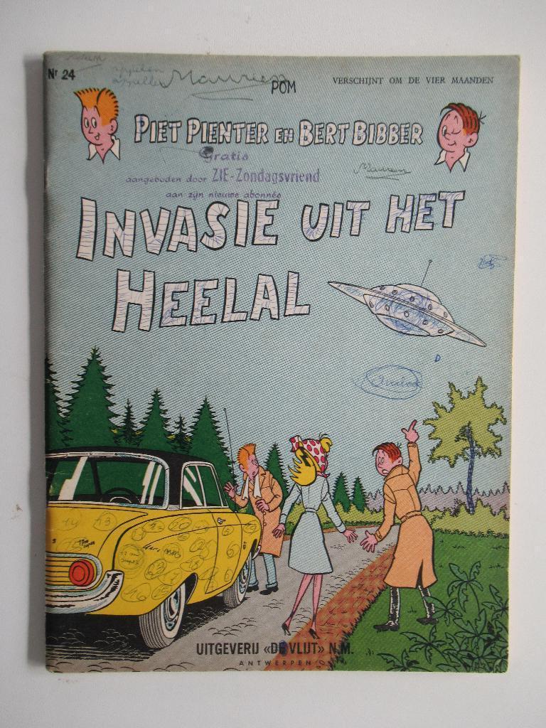 piet pienter...nr.24...invasie uit het heelal..........1st, Ophalen of Verzenden, Gelezen