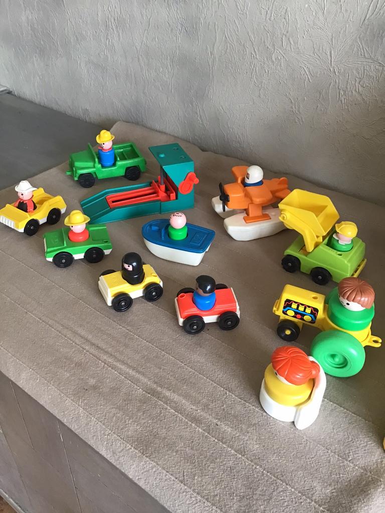 Fisher Price vintage auto’s, Kinderen en Baby's, Speelgoed | Fisher-Price, Ophalen of Verzenden, Zo goed als nieuw