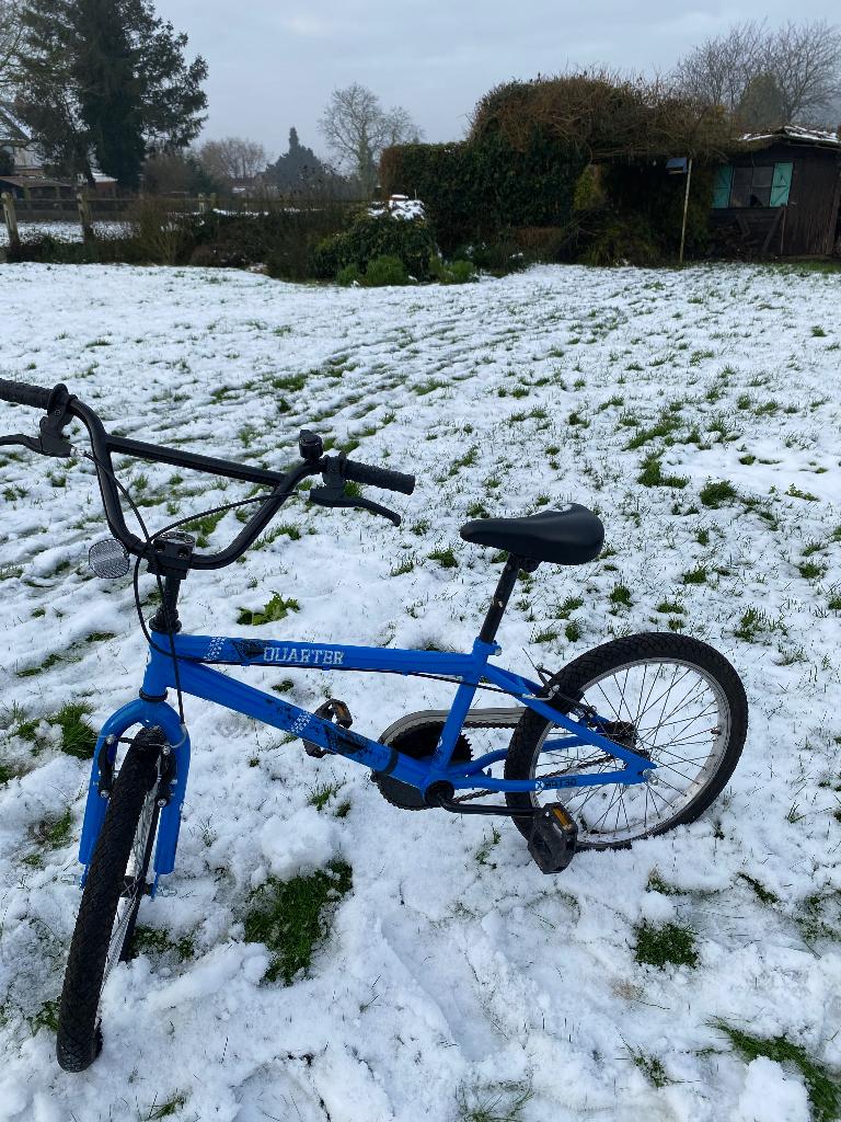 Vélo BMX enfant / ado QUARTBR bleu, Enlèvement, Utilisé
