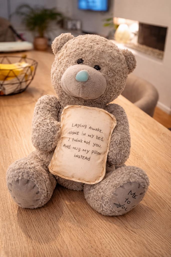 Originele Me to You Teddybeer met Tekst, Kinderen en Baby's, Ophalen of Verzenden, Zo goed als nieuw, Beer