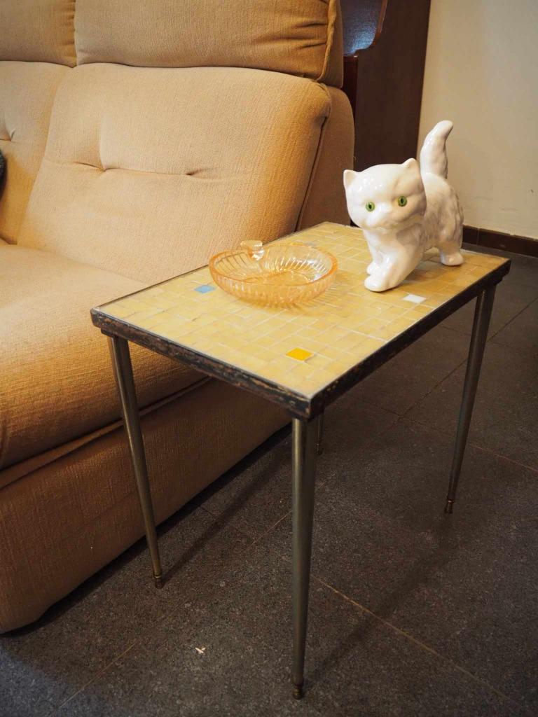 Vintage mozaïk bijzettafeltje, 1970s, Enlèvement