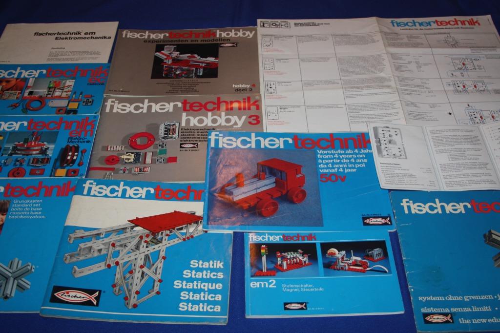Fischertechnik ( lot boeken ) gebruikte staat.9 boeken, Kinderen en Baby's, Speelgoed | Educatief en Creatief, Gebruikt, Bouwen