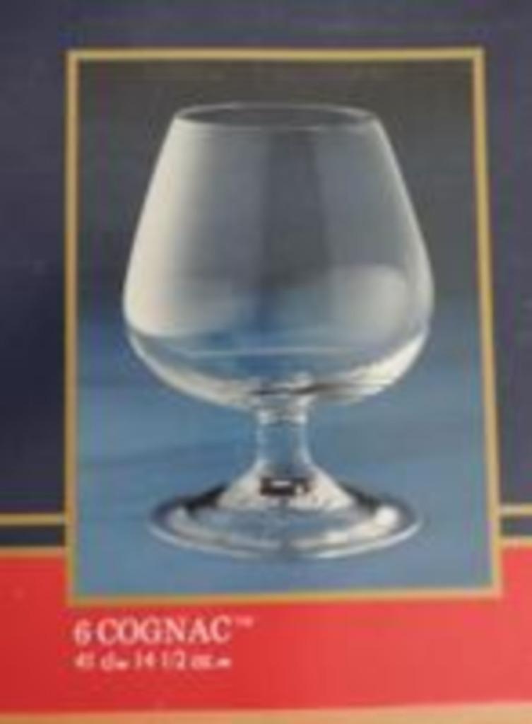 6 Cognacglazen Cristal d'Arques, Verzamelen, Glas en Drinkglazen, Ophalen, Nieuw, Overige typen
