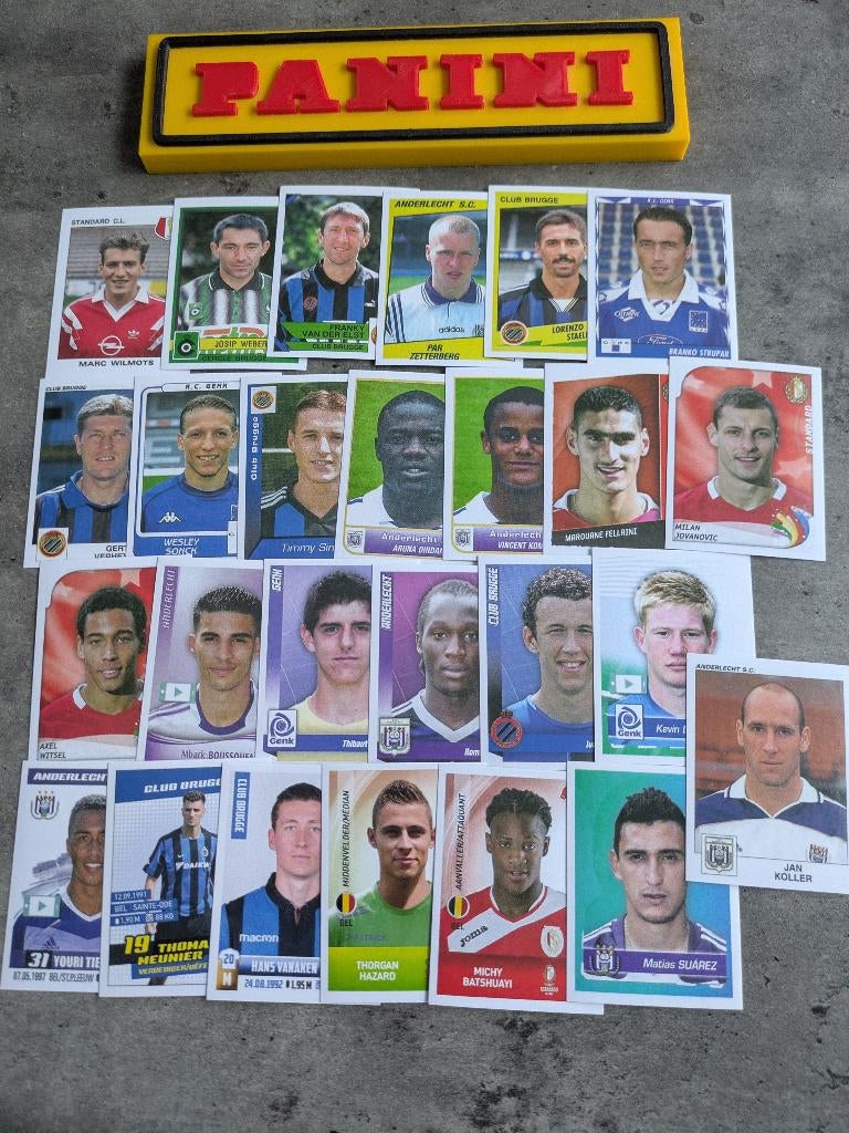 PANINI Lot de 26 autocollants STARS DE FOOT BELGEl 2019/20, Hobby & Loisirs créatifs, Autocollants & Images, Neuf, Enlèvement ou Envoi