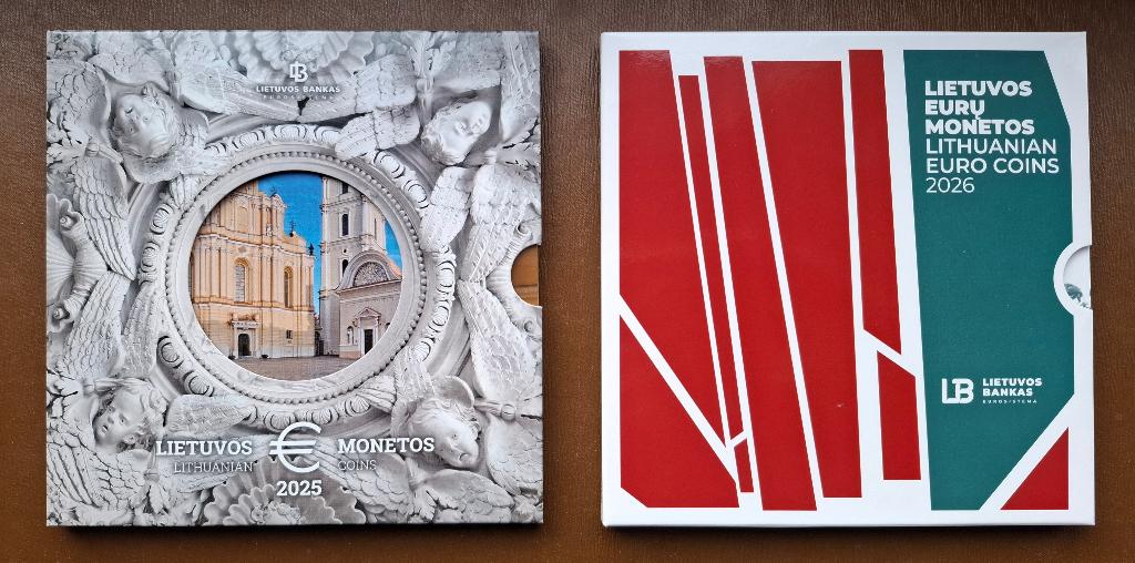 Litouwen BU-sets 2025 en 2026, Postzegels en Munten, Munten | Europa | Euromunten, Setje, 2 euro, Overige landen, Ophalen of Verzenden