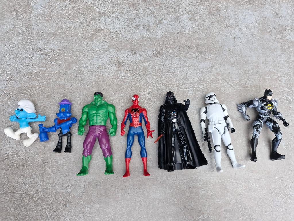 Speelpopjes Action figures (7), Verzamelen, Poppetjes en Figuurtjes, Zo goed als nieuw, Ophalen of Verzenden